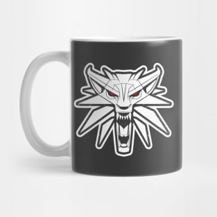 White Wolf - Gwynbleidd (Textured) Mug